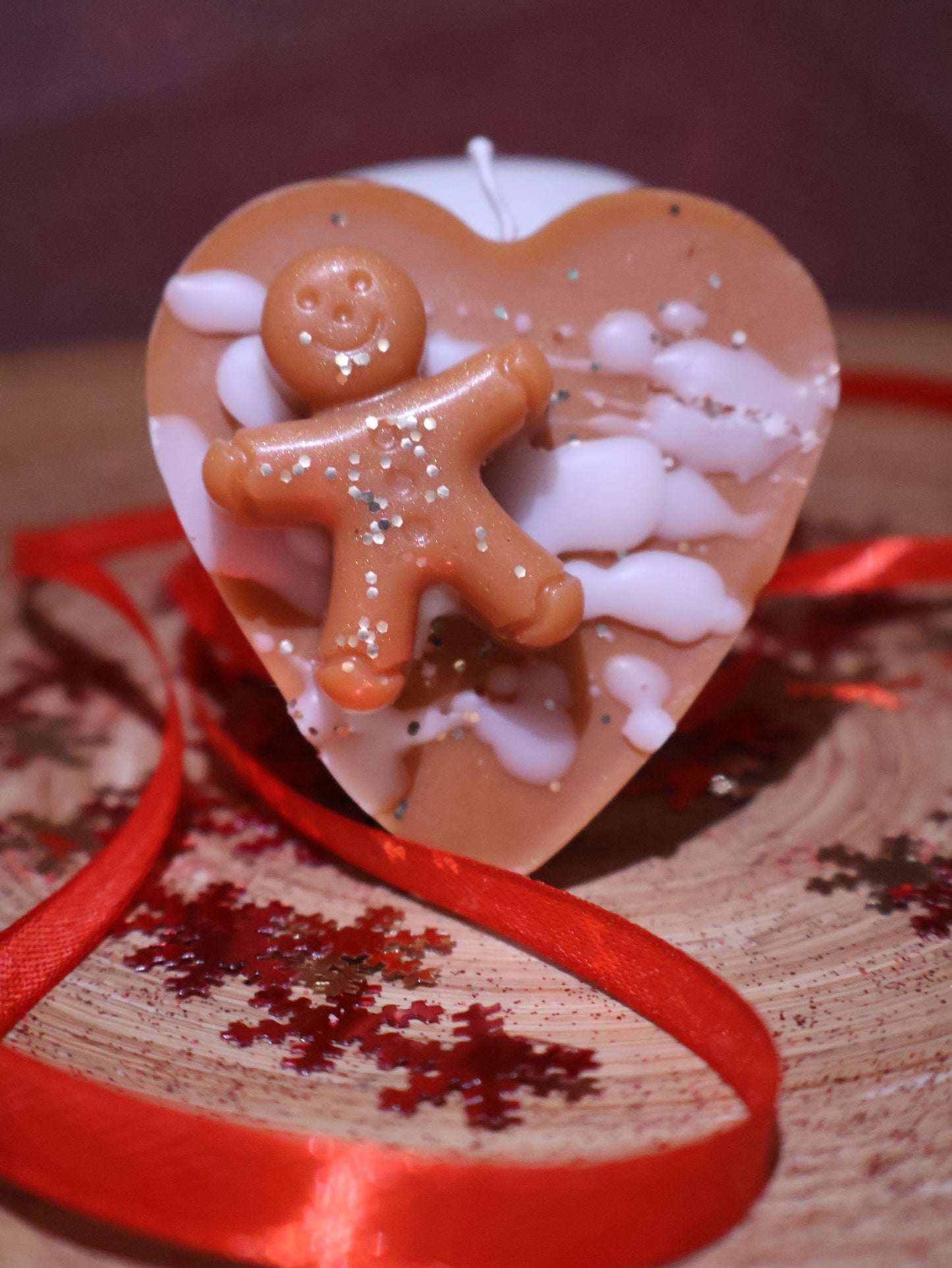 Coração Boneco de Gengibre