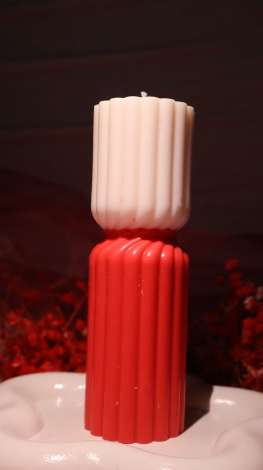 Valentine's - Vela pilar fusão