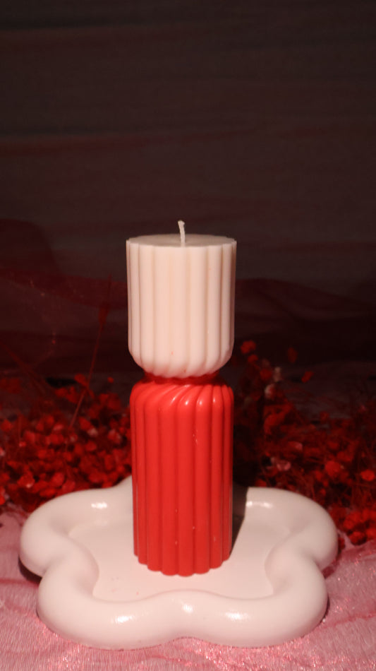 Valentine's - Vela pilar fusão